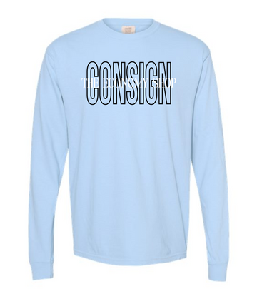CONSIGN ADULT COMFORT COLORS LONG SLEEVE T-SHIRT | TES