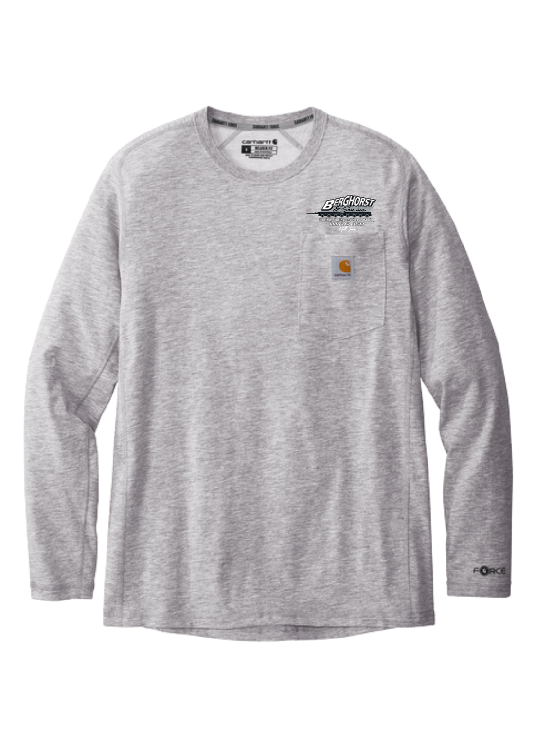 BERGHORST CARHARTT LONG SLEEVE POCKET SHIRT | BERG