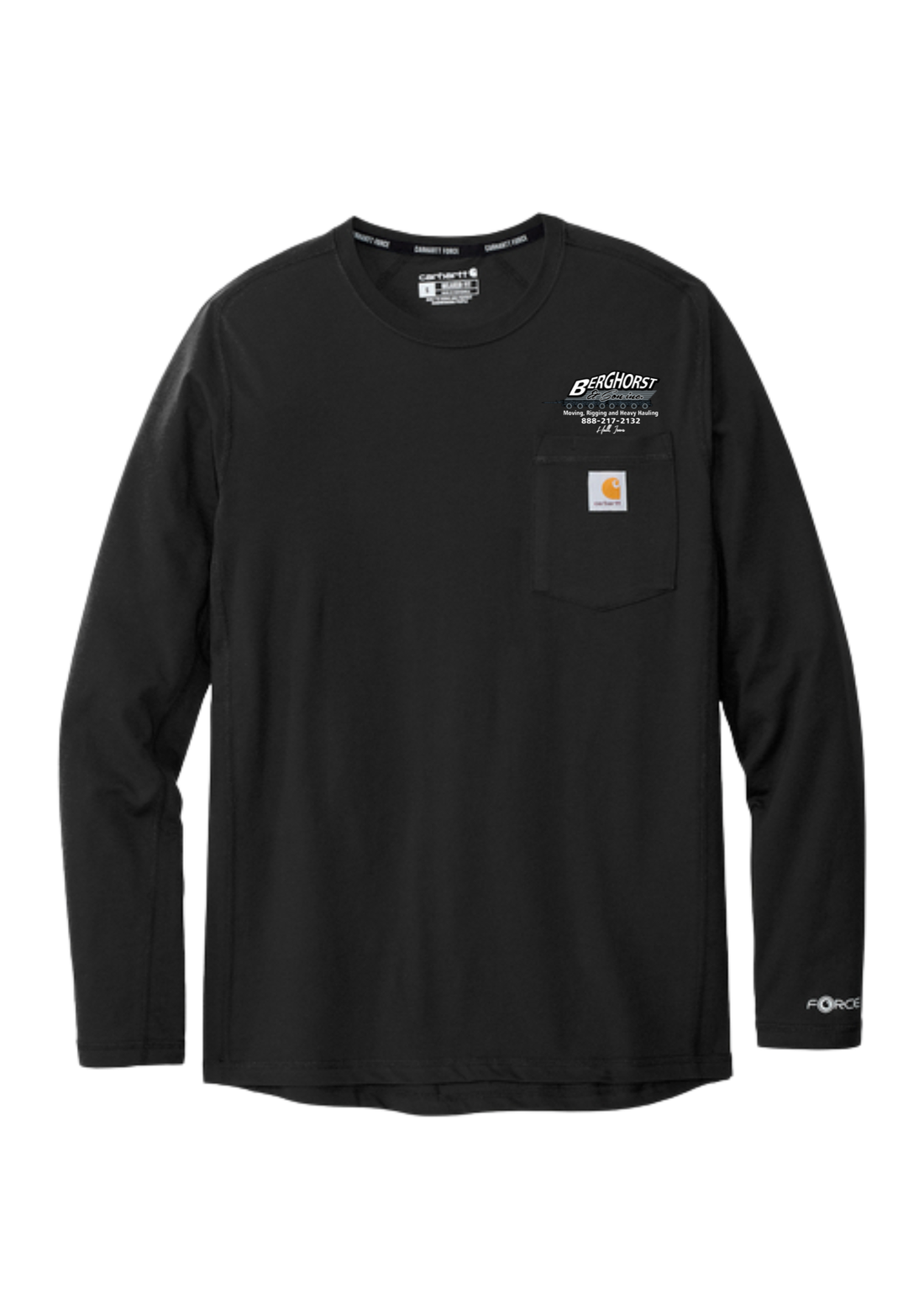 BERGHORST CARHARTT LONG SLEEVE POCKET SHIRT | BERG