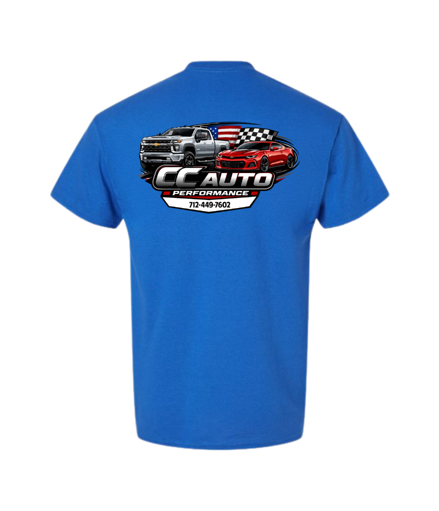 CC AUTO YOUTH/ADULT GILDAN DRYBLEND SHORT SLEEVE TEE | CCAUTO