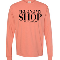 BLOCK ECONOMY SHOP ADULT COMFORT COLORS LONG SLEEVE T-SHIRT | TES