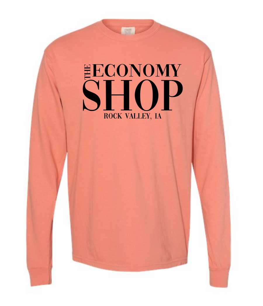 BLOCK ECONOMY SHOP ADULT COMFORT COLORS LONG SLEEVE T-SHIRT | TES