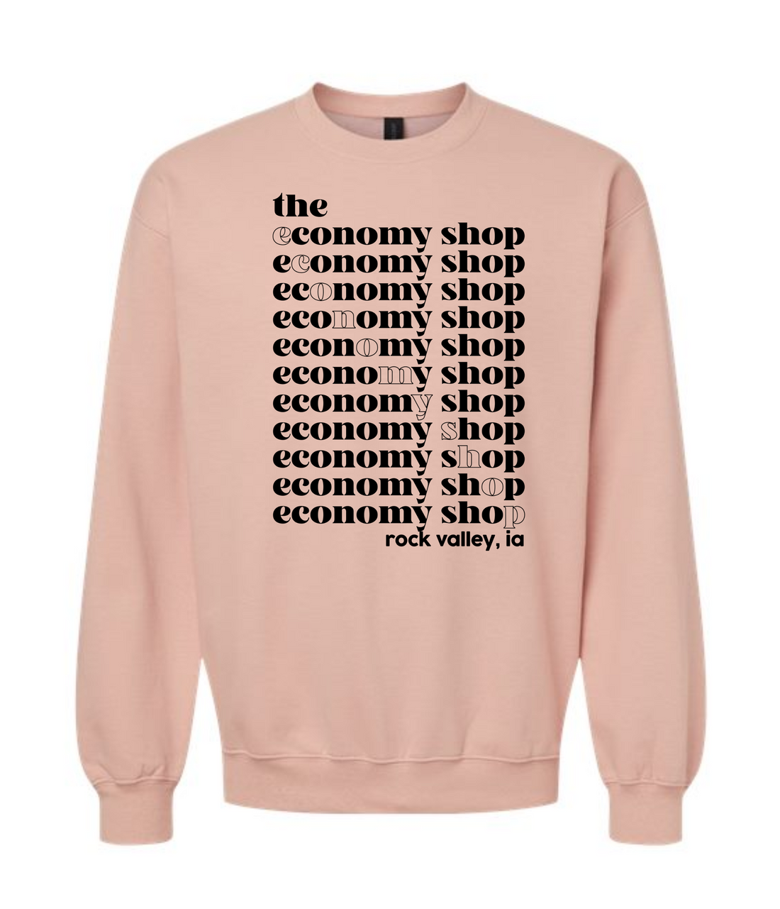 ECONOMY SHOP RV ADULT GILDAN MIDWEIGHT CREWNECK | TES