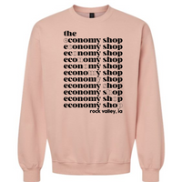 ECONOMY SHOP RV ADULT GILDAN MIDWEIGHT CREWNECK | TES
