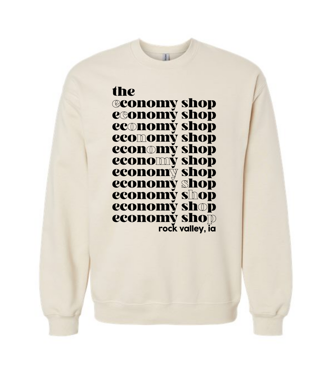 ECONOMY SHOP RV ADULT GILDAN MIDWEIGHT CREWNECK | TES