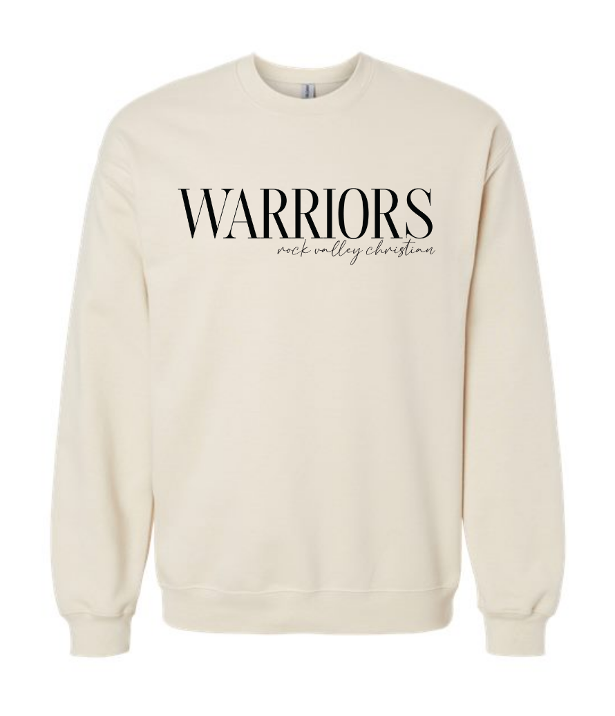 WARRIORS GILDAN MIDWEIGHT CREWNECK (ADULT) | RV25