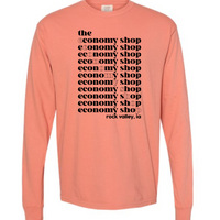 ECONOMY SHOP RV ADULT COMFORT COLORS LONG SLEEVE T-SHIRT | TES