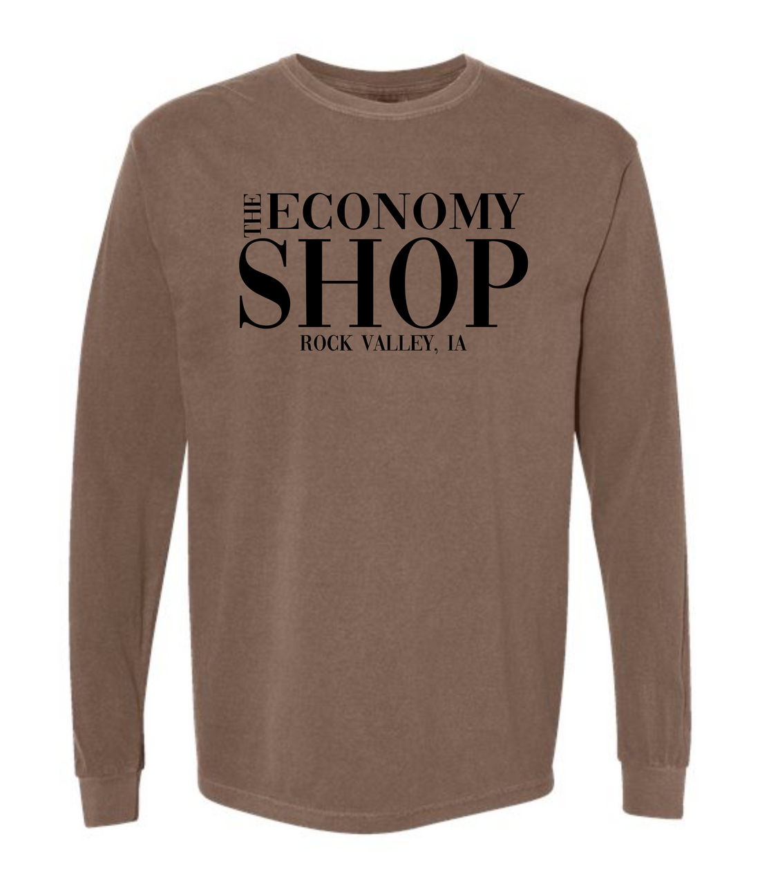BLOCK ECONOMY SHOP ADULT COMFORT COLORS LONG SLEEVE T-SHIRT | TES