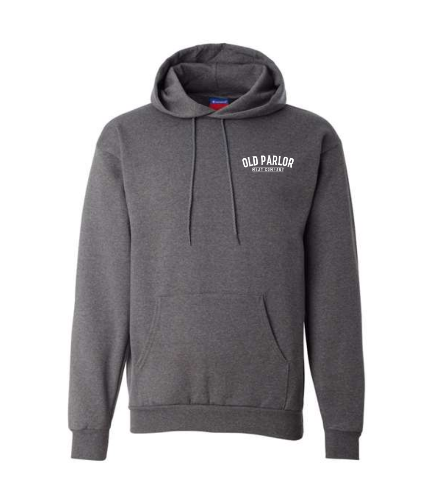 OLD PARLOR CHAMPION HOODED SWEATSHIRT (ADULT) | OPMC