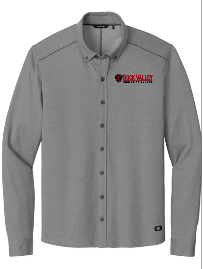 RV BADGE OGIO® CODE STRETCH LONG SLEEVE BUTTON-UP | RV26