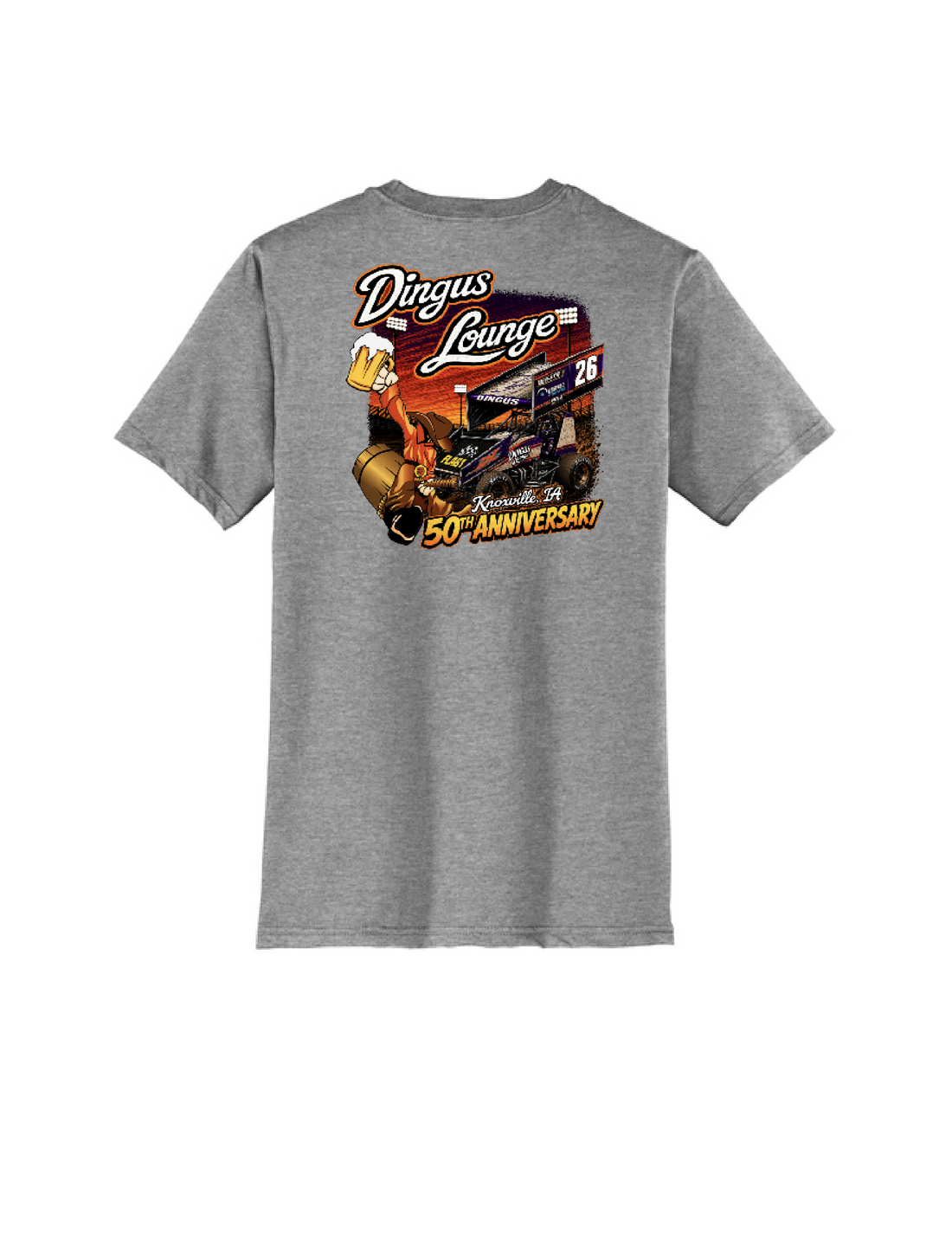 DINGUS 50TH ANNIVERSARY SPRINT CAR GILDAN SOFTSTYLE SHORT SLEEVE TEE | DINGUS