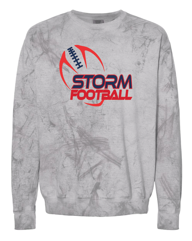 Storm Football | Adult Comfort Colors Crewneck | STORMFB23