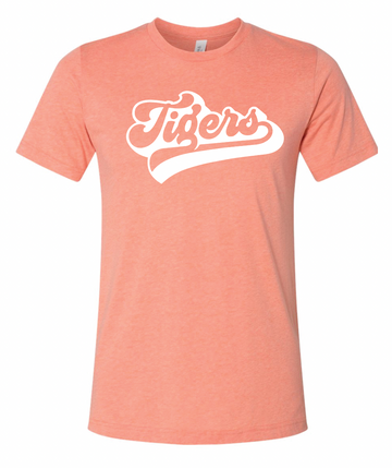 ADULT Tigers Script Bella+Canvas Short Sleeve Tee | OCCS