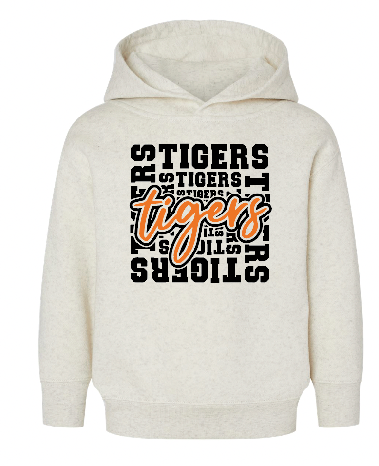 TODDLER Tigers Block Rabbit Skins Hoodie | OCCS