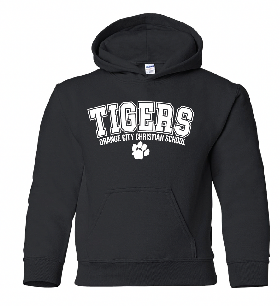 YOUTH Tigers Paw Gildan Hoodie | OCCS