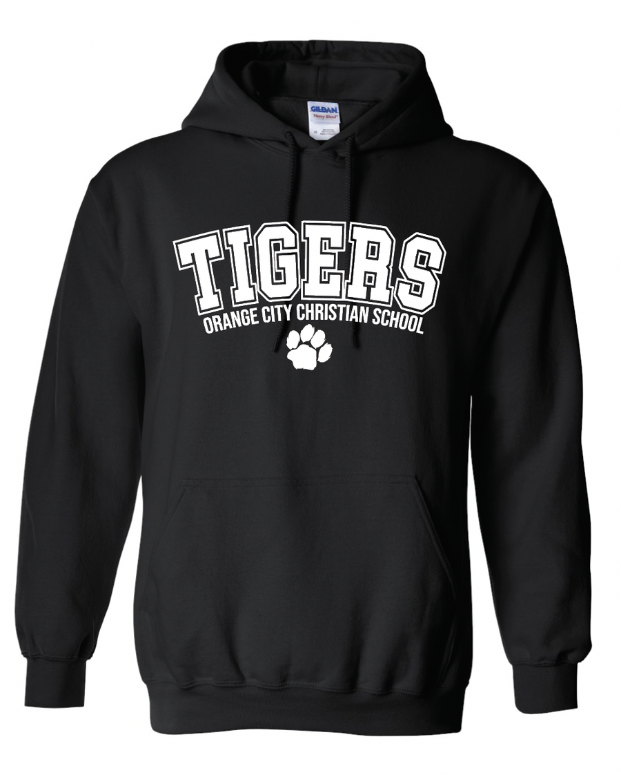 ADULT Tigers Paw Gildan Hooded Sweatshirt | OCCS