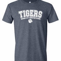 YOUTH/ADULT Tigers Paw Gildan Softstyle T-shirt | OCCS