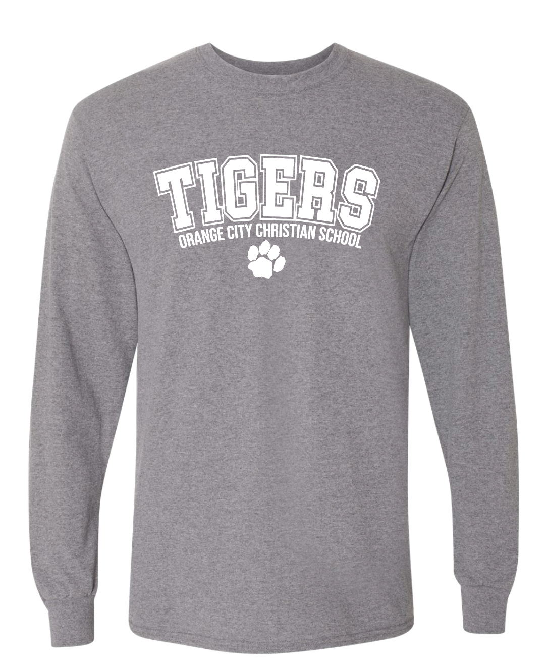 ADULT Tigers Paw Gildan Long Sleeve  | OCCS