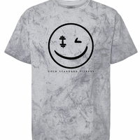 Smiley Face Colorblast Heavyweight T-Shirt | GSD