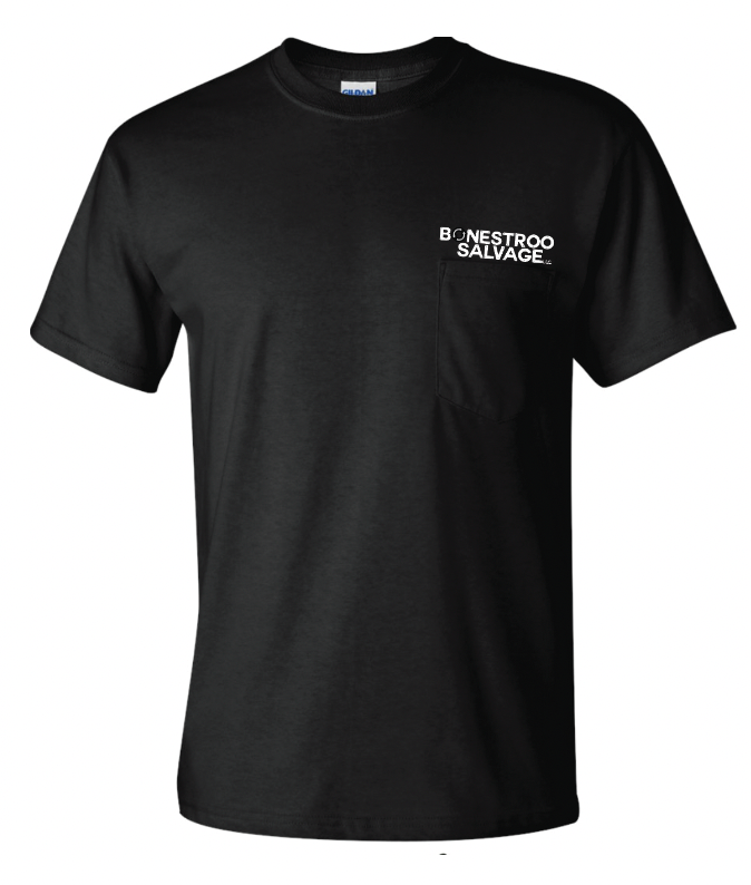 Flag Imprint Gildan Ultra Cotton POCKET T-shirt | BONESTROO23