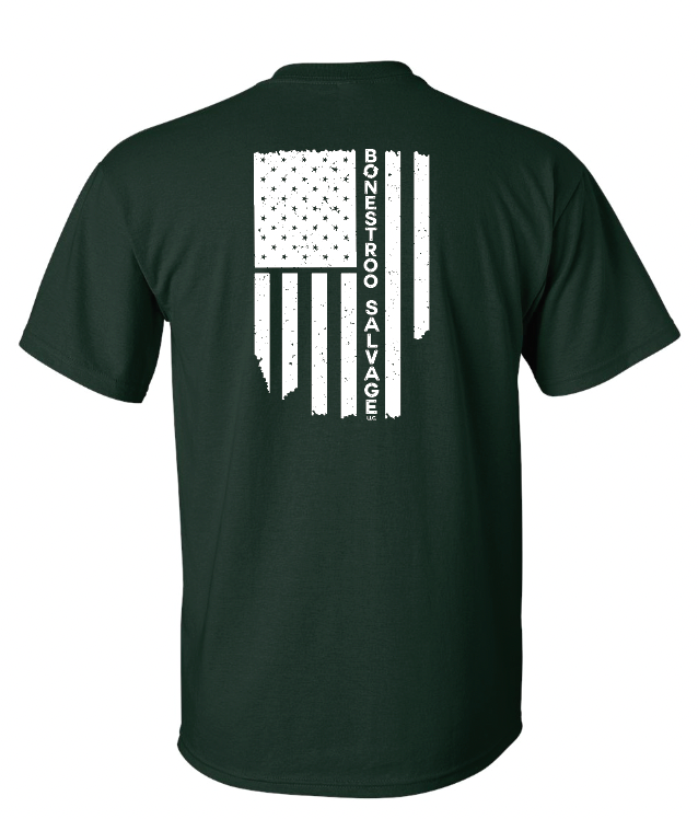 Flag Imprint Gildan Ultra Cotton T-shirt | BONESTROO23