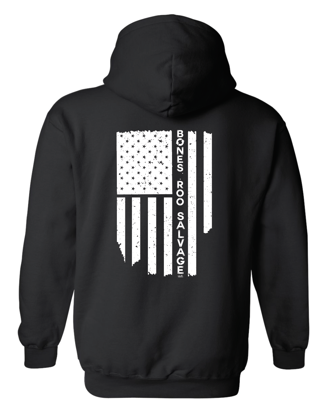 Flag Imprint Gildan Hooded Sweatshirt (YOUTH & ADULT) | BONESTROO23