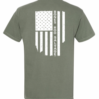 Flag Imprint Comfort Colors T-shirt (Youth & Adult) | BONESTROO23