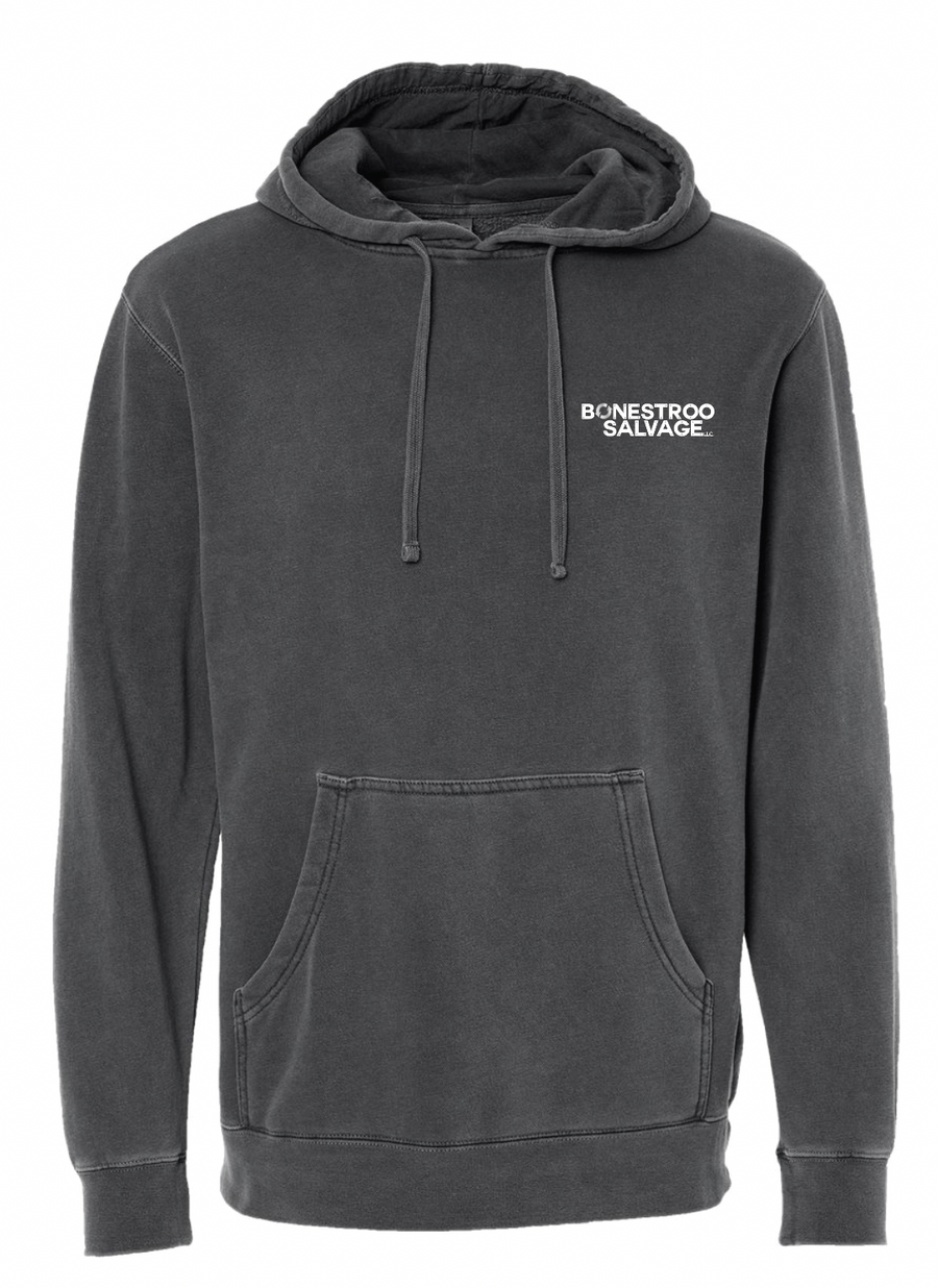 Flag Imprint Independent Hooded Sweatshirt | BONESTROO23