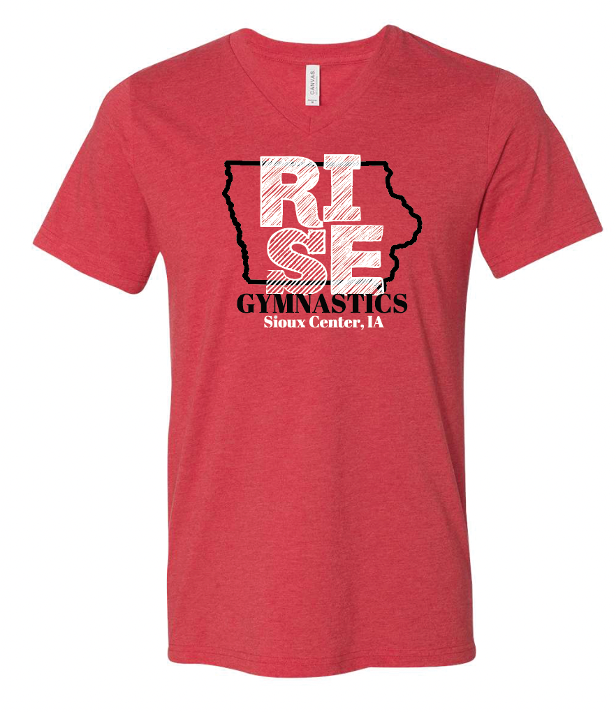 Iowa Imprint BELLA+CANVAS V-neck T-shirt | RISE