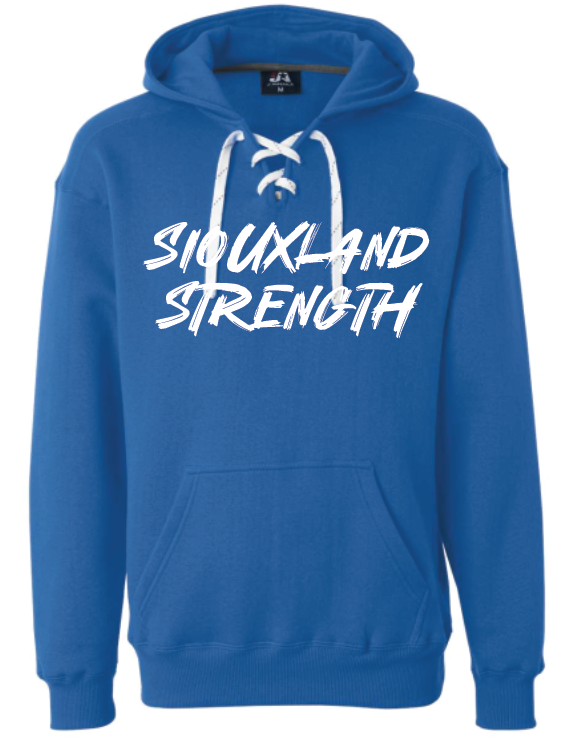 Sport Lace Hooded Sweatshirt Siouxland Strength J AMERICA SS23