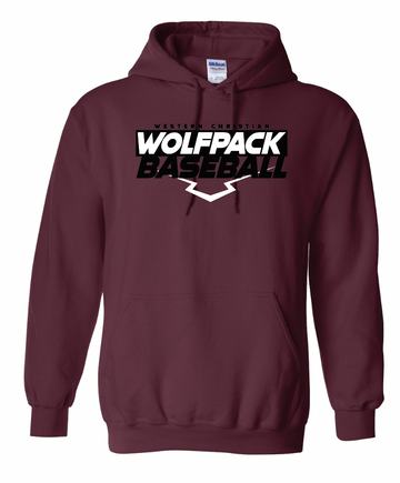 Baseball GILDAN Hooded Sweatshirt (Youth & Adult) | WCBALL24