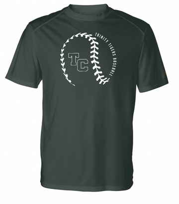 Baseball BADGER B-Core Poly T-shirt (ADULT) | TCHS