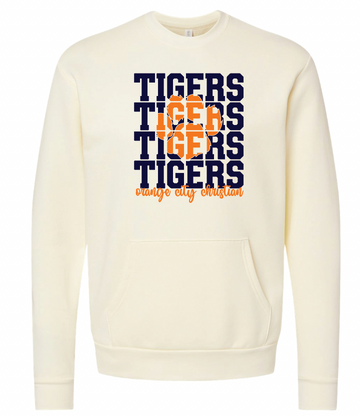 TIGERS Next Level Sweatshirt (ADULT) | OCCSFALL