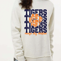 TIGERS LAT Women's Weekend Crewneck | OCCSFALL