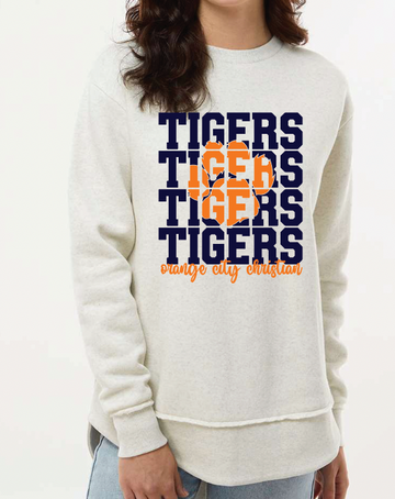 TIGERS LAT Women's Weekend Crewneck | OCCSFALL