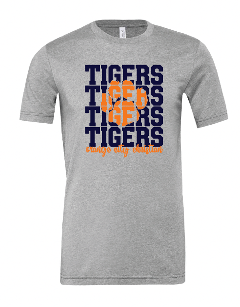 TIGERS BELLA+CANVAS Crewneck T-shirt | OCCSFALL