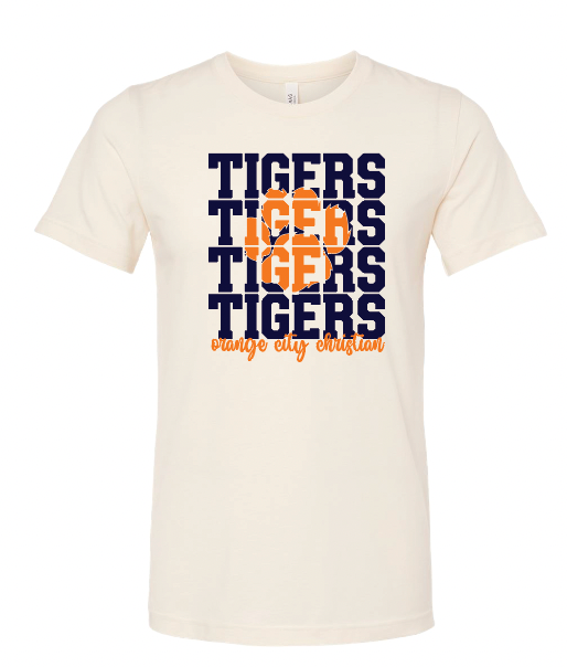 TIGERS BELLA+CANVAS Crewneck T-shirt | OCCSFALL