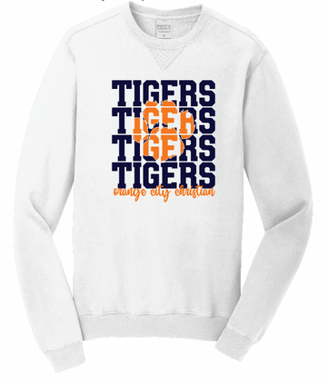 TIGERS PORT & CO Beach Wash Crewneck | OCCSFALL