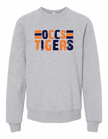 OCCS TIGERS BELLA+CANVAS Crewneck (YOUTH) | OCCSFALL