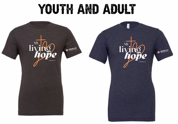 LIVING HOPE BELLA+CANVAS Crewneck T-shirt (YOUTH & ADULT) | OCCSFALL