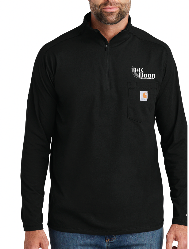 D&K DOOR Carhartt Force 1/4 Zip Long Sleeve | D&K