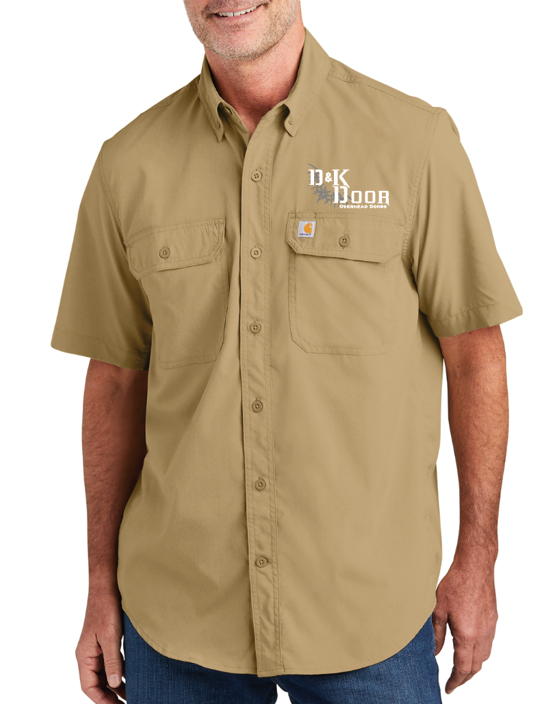 D&K DOOR Carhart Force Button Down Short Sleeve | D&K