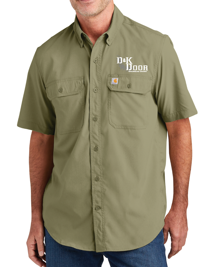 D&K DOOR Carhart Force Button Down Short Sleeve | D&K