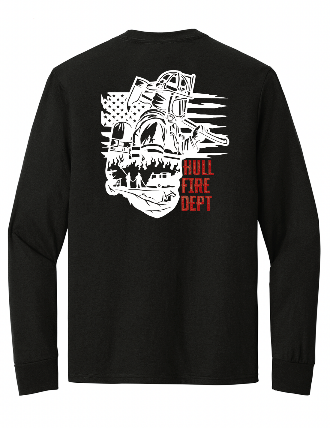 Hull Fire Dept DISTRICT Long Sleeve Tee | FIRE25