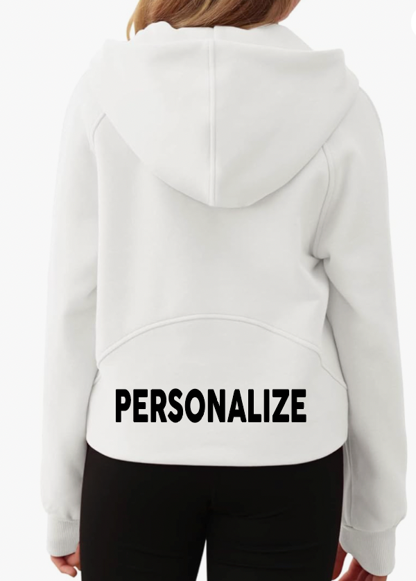 GIRLS HALF ZIP CROPPED HOODIE | RSD