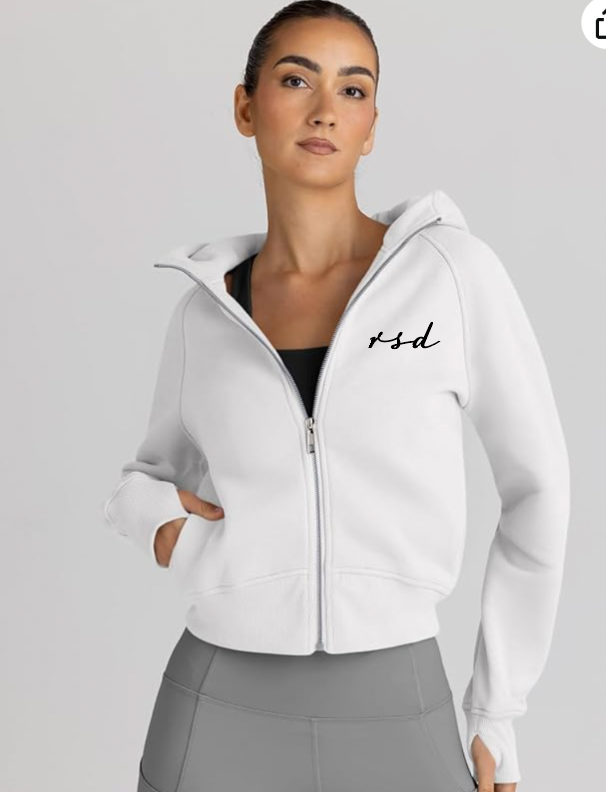 WOMEN'S FULL ZIP CROPPED SWEATSHIRT | RSD