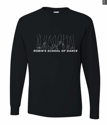 DANCE SHOES YOUTH/ADULT JERZEES LONG SLEEVE | RSD