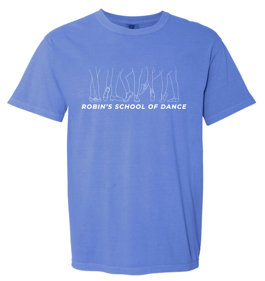 DANCE SHOES YOUTH/ADULT COMFORT COLORS T-SHIRT | RSD