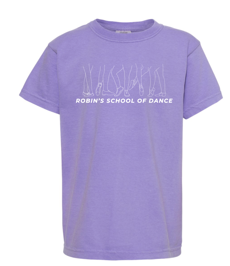 DANCE SHOES YOUTH/ADULT COMFORT COLORS T-SHIRT | RSD