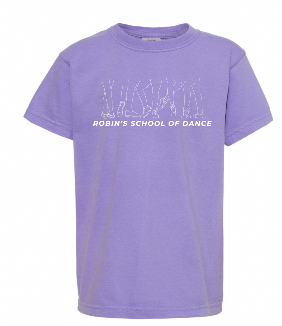 DANCE SHOES YOUTH/ADULT COMFORT COLORS T-SHIRT | RSD